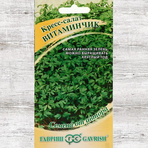 Кресс-салат Витаминчик Гавриш артикул фото 1 Кресс-салат Витаминчик Гавриш изображение 1 артикул 82175