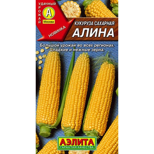 Кукуруза сахарная Алина Аэлита артикул фото 1 Кукуруза сахарная Алина Аэлита изображение 1 артикул 98304
