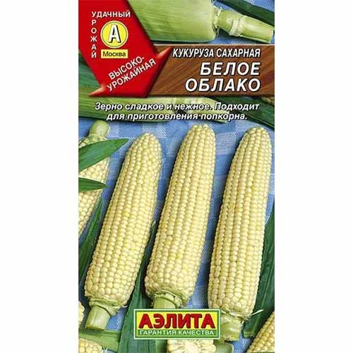 Кукуруза сахарная Белое облако Аэлита артикул фото 1 Кукуруза сахарная Белое облако Аэлита изображение 1 артикул 40071