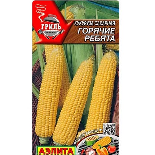 Кукуруза сахарная Горячие ребята Аэлита артикул фото 1 Кукуруза сахарная Горячие ребята Аэлита изображение 1 артикул 98305