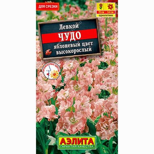 Левкой высокорослый Чудо яблоневый цвет Аэлита изображение 1 артикул 98989