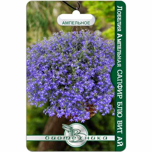 Лобелия ампельная Сапфир Блю вит Ай Биотехника изображение 1 артикул 40427