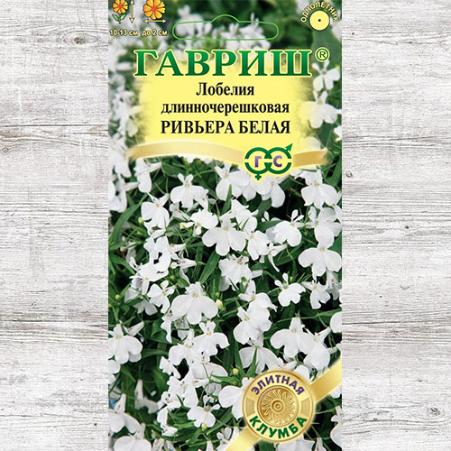 Лобелия Ривьера белая Гавриш артикул фото 1 Лобелия Ривьера белая Гавриш изображение 1 артикул 71201