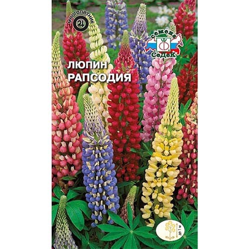 Люпин Рапсодия, смесь окрасок Седек изображение 1 артикул 93894