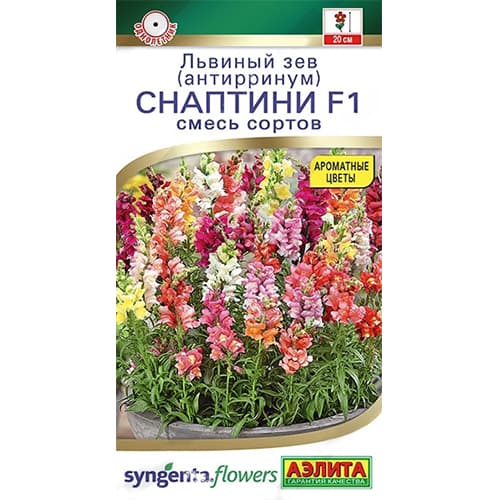 Львиный зев ( антирринум) Снаптини F1, смесь окрасок Аэлита изображение 1 артикул 40354