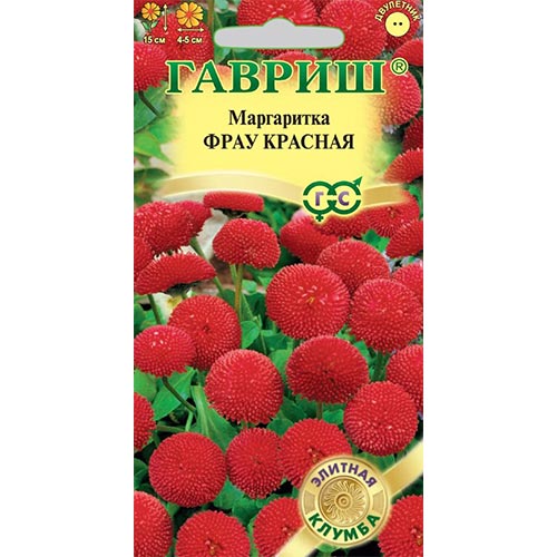 Маргаритка Фрау красная Гавриш изображение 1 артикул 92152