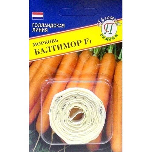 Морковь Балтимор F1 Престиж на ленте артикул фото 1 Морковь Балтимор F1 Престиж на ленте изображение 1 артикул 81161