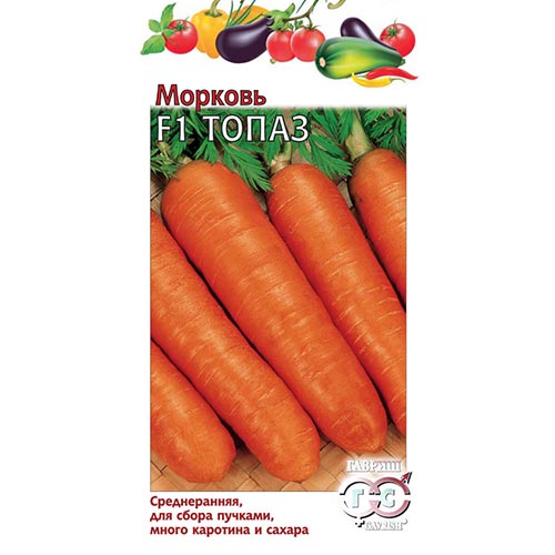 Морковь Топаз F1 Гавриш изображение 1 артикул 91760
