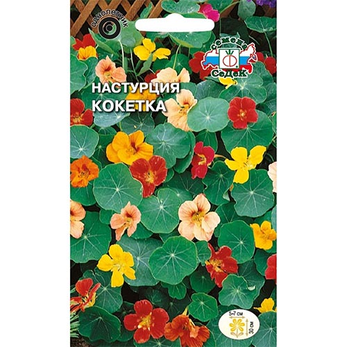 Настурция Кокетка, смесь окрасок Седек изображение 1 артикул 93910