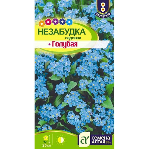 Незабудка Голубая садовая Семена Алтая артикул фото 1 Незабудка Голубая садовая Семена Алтая изображение 1 артикул 78211