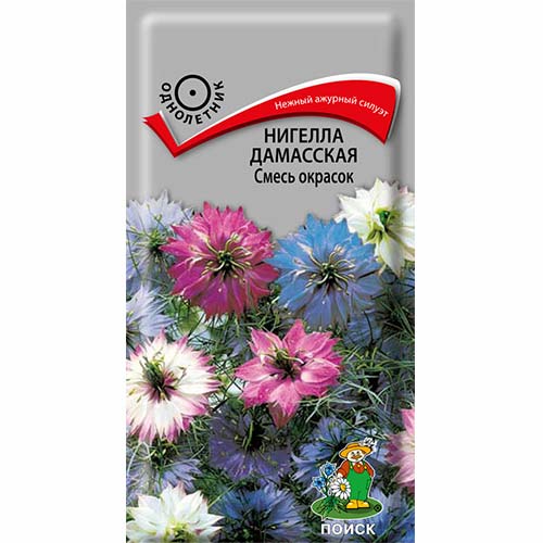 Нигелла Дамасская, смесь окрасок Поиск изображение 1 артикул 83211