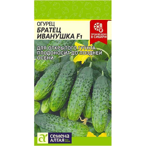 Огурец Братец Иванушка F1 Семена Алтая изображение 1 артикул 78076