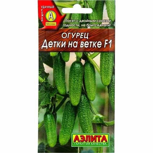 Огурец Детки на ветке F1 Аэлита изображение 1 артикул 40126