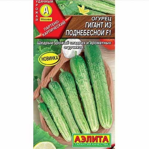 Огурец Гигант из поднебесной F1 Аэлита артикул фото 1 Огурец Гигант из поднебесной F1 Аэлита изображение 1 артикул 40124