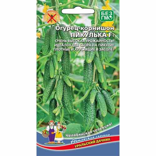 Огурец корнишон Пикулька F1 Уральский дачник изображение 1 артикул 40660