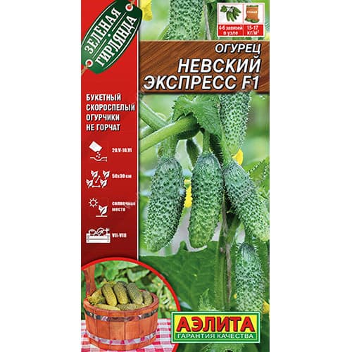 Огурец Невский экспресс F1 Аэлита изображение 1 артикул 98416