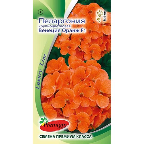 Пеларгония Венеция Оранж F1 Premium Seeds изображение 1 артикул 93200