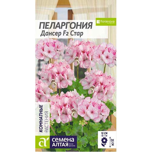 Пеларгония Дансер Стар F2 Семена Алтая изображение 1 артикул 78288