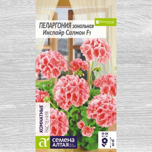Пеларгония зональная Инспайр Салмон F1 изображение 1 артикул 78290