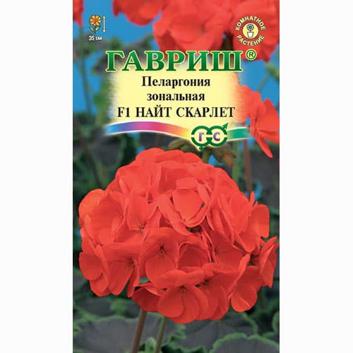 Пеларгония зональная Найт Скарлет F1 Гавриш изображение 1 артикул 66104