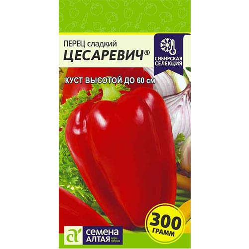 Перец сладкий Цесаревич Семена Алтая артикул фото 1 Перец сладкий Цесаревич Семена Алтая изображение 1 артикул 78028