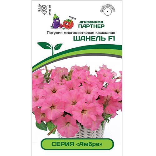 Петуния Амбре Шанель F1 Партнер артикул фото 1 Петуния Амбре Шанель F1 Партнер изображение 1 артикул 82956