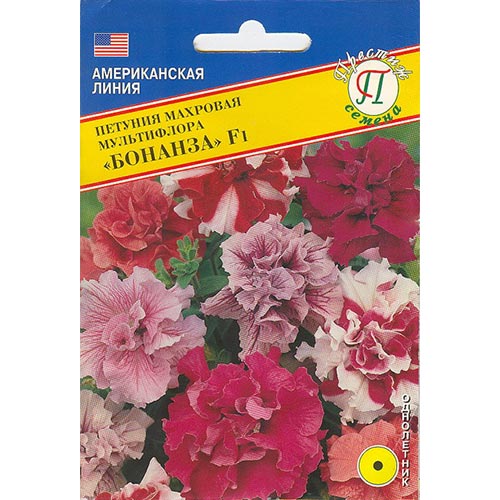 Петуния Бонанза F1, смесь окрасок Престиж артикул фото 1 Петуния Бонанза F1, смесь окрасок Престиж изображение 1 артикул 84532
