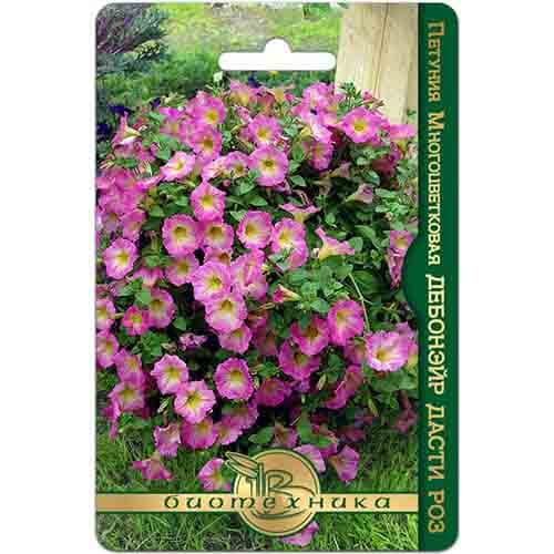 Петуния многоцветковая Дебонэйр Дасти Роз F1 Биотехника изображение 1 артикул 74113