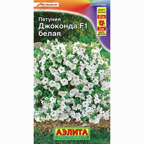 Петуния Джоконда белая F1 Аэлита артикул фото 1 Петуния Джоконда белая F1 Аэлита изображение 1 артикул 99046