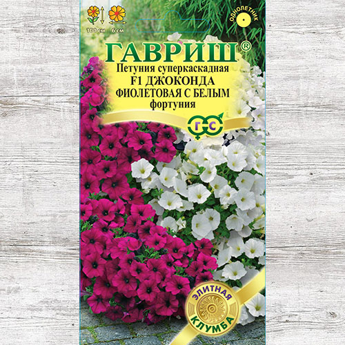 Петуния Джоконда фиолетовая с белым F1 Гавриш изображение 1 артикул 71236