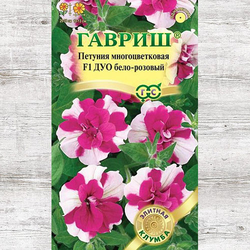 Петуния Дуо бело-розовый F1 Гавриш изображение 1 артикул 73885