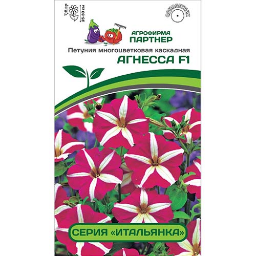Петуния Итальянка Агнесса F1 Партнер артикул фото 1 Петуния Итальянка Агнесса F1 Партнер изображение 1 артикул 83002