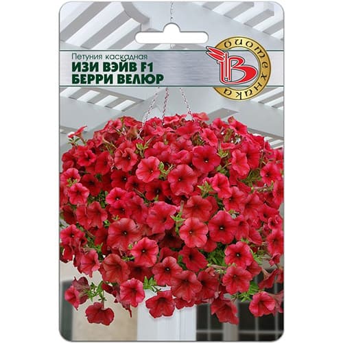 Петуния каскадная Изи Вэйв Берри Велюр F1 Биотехника изображение 1 артикул 97349