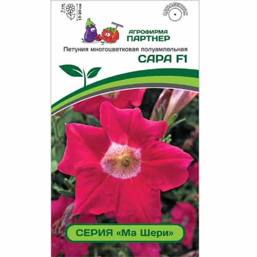 Петуния многоцветковая полуампельная Ма Шери Сара F1 Партнер изображение 1 артикул 82986