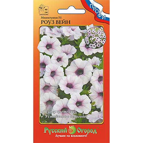 Петуния минитуния Роуз Вейн F1 НК изображение 1 артикул 92605