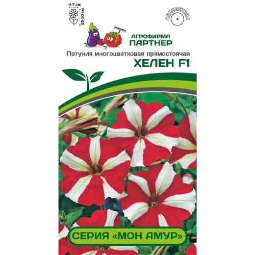 Петуния многоцветковая прямостоячая Мон Амур Хелен F1 Партнер артикул фото 1 Петуния многоцветковая прямостоячая Мон Амур Хелен F1 Партнер изображение 1 артикул 97234