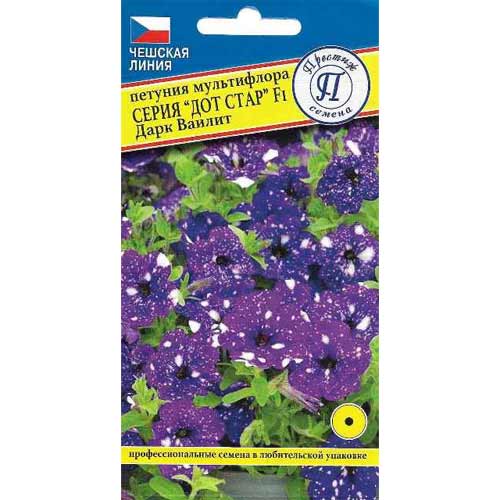 Петуния мультифлора Дот стар Дарк Ваилит F1 Престиж изображение 1 артикул 73666