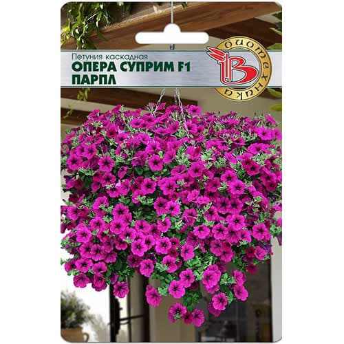 Петуния каскадная Опера Суприм Парпл F1 Биотехника изображение 1 артикул 82725