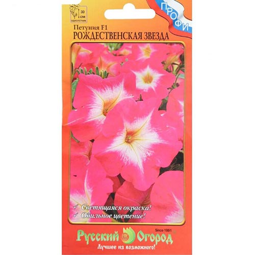 Петуния Рождественская звезда F1 НК изображение 1 артикул 92606