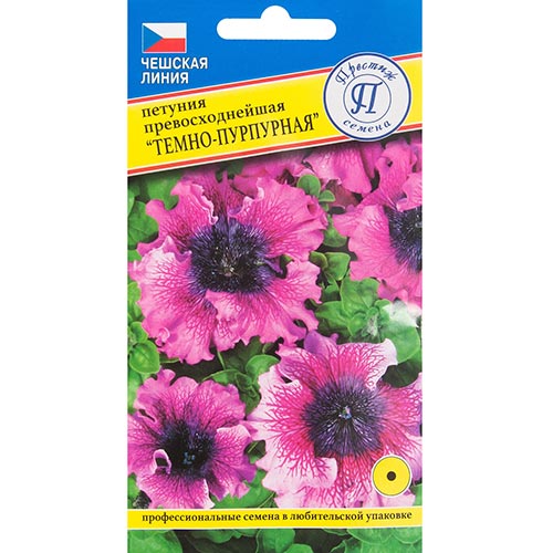 Петуния Темно-пурпурная  Престиж артикул фото 1 Петуния Темно-пурпурная  Престиж изображение 1 артикул 84535