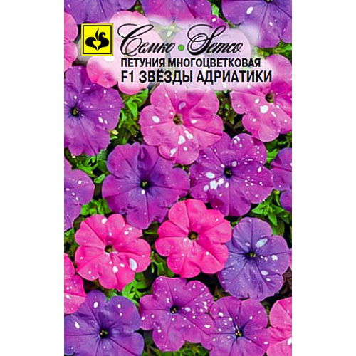 Петуния Звезды Адриатики, смесь окрасок Семко изображение 1 артикул 84153
