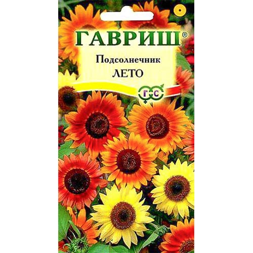 Подсолнечник декоративный Лето, смесь окрасок Гавриш изображение 1 артикул 92196