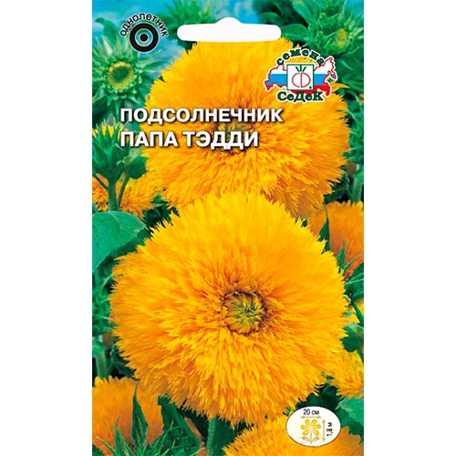 Подсолнечник декоративный Папа Тэдди Седек изображение 1 артикул 93950