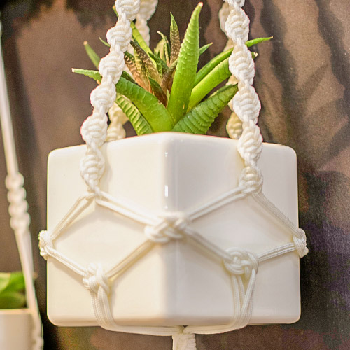 Подвесное кашпо Куб изображение 2 артикул 74995