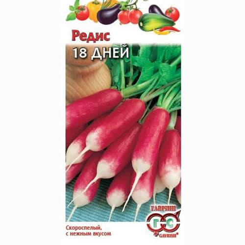Редис 18 дней Гавриш артикул фото 1 Редис 18 дней Гавриш изображение 1 артикул 83144