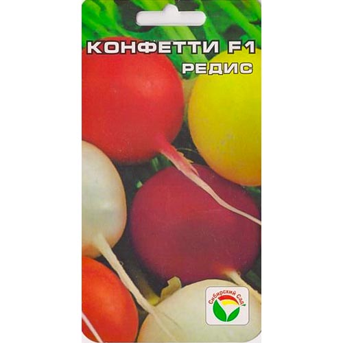 Редис Конфетти, смесь сортов Сибирский сад изображение 1 артикул 94374