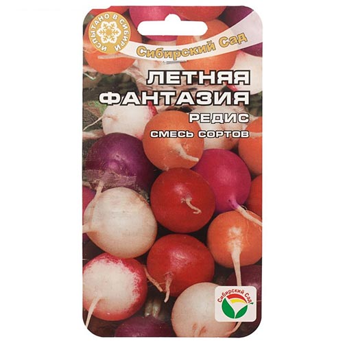 Редис Летняя фантазия, смесь сортов Сибирский сад изображение 1 артикул 94376