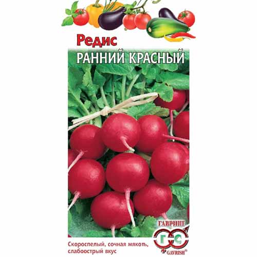 Редис Ранний красный Аэлита артикул фото 1 Редис Ранний красный Аэлита изображение 1 артикул 98513