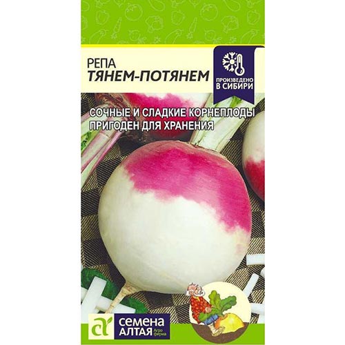Репа Тянем-потянем Семена Алтая изображение 1 артикул 94074