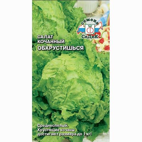 Салат кочанный Обхрустишься Седек изображение 1 артикул 93540